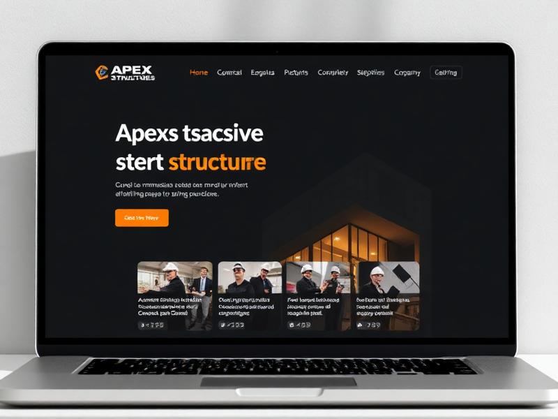 Apex Structures website preview