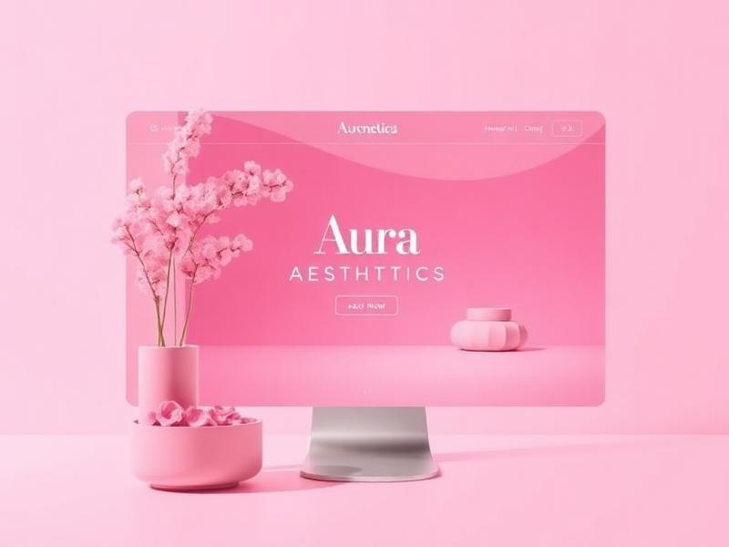 Aura Aesthetics website preview